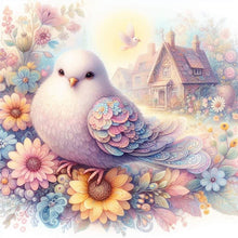 Load image into Gallery viewer, Diamond Painting - Full Square - white dove (40*40CM)