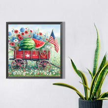 Load image into Gallery viewer, Diamond Painting - Full Square - Independence Day Watermelon Garden (40*40CM)