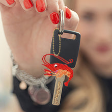 Load image into Gallery viewer, 15Pcs Double Sided Marine Life Diamond Art Keyring for Home Birthday Party Decor