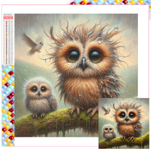 Load image into Gallery viewer, Diamond Painting - Full Square - owl (30*30CM)