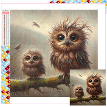 Load image into Gallery viewer, Diamond Painting - Full Square - owl (30*30CM)