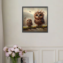 Load image into Gallery viewer, Diamond Painting - Full Square - owl (30*30CM)