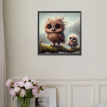 Load image into Gallery viewer, Diamond Painting - Full Square - owl (30*30CM)