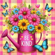Load image into Gallery viewer, Diamond Painting - Full Round - watering can bouquet (40*40CM)