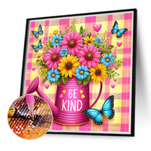 Load image into Gallery viewer, Diamond Painting - Full Round - watering can bouquet (40*40CM)