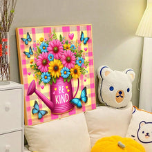 Load image into Gallery viewer, Diamond Painting - Full Round - watering can bouquet (40*40CM)