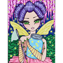 Load image into Gallery viewer, Diamond Painting - Full Round - firefly girl (30*40CM)