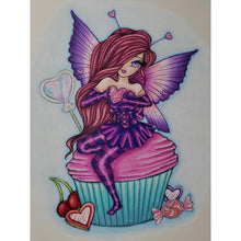 Load image into Gallery viewer, Diamond Painting - Full Round - butterfly girl on cake (30*40CM)