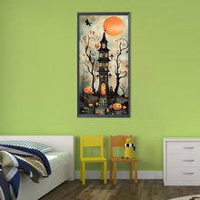 Load image into Gallery viewer, Diamond Painting - Full Round - night horror tower (30*70CM)