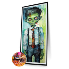Load image into Gallery viewer, Diamond Painting - Full Round - Zombie in tie and blazer (30*70CM)
