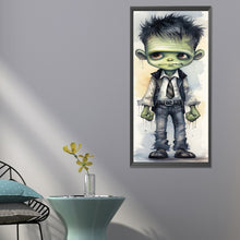 Load image into Gallery viewer, Diamond Painting - Full Round - scary boy (30*70CM)