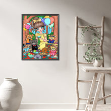 Load image into Gallery viewer, AB Diamond Painting - Full Round - picnic girl (40*50CM)