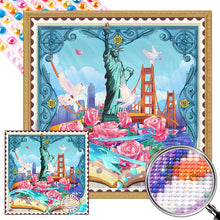 Load image into Gallery viewer, AB Diamond Painting - Full Round - new york landscape (40*40CM)