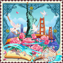 Load image into Gallery viewer, AB Diamond Painting - Full Round - new york landscape (40*40CM)