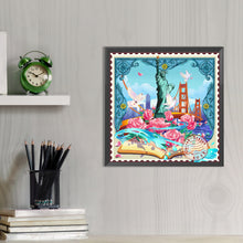 Load image into Gallery viewer, AB Diamond Painting - Full Round - new york landscape (40*40CM)