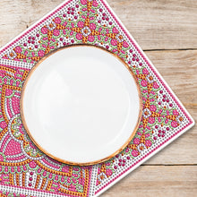Load image into Gallery viewer, 2Pcs Mandala Diamond Painting Placemat Rectangular Diamond Dot Kits for Home