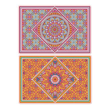 Load image into Gallery viewer, 2Pcs Mandala Diamond Painting Placemat Rectangular Diamond Dot Kits for Home