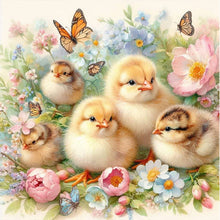 Load image into Gallery viewer, AB Diamond Painting - Full Round - flower duck (40*40CM)