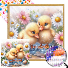 Load image into Gallery viewer, AB Diamond Painting - Full Round - flower duck (40*40CM)