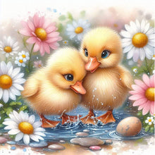 Load image into Gallery viewer, AB Diamond Painting - Full Round - flower duck (40*40CM)