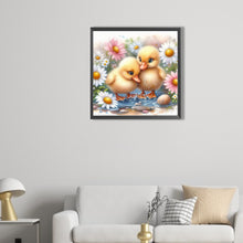 Load image into Gallery viewer, AB Diamond Painting - Full Round - flower duck (40*40CM)