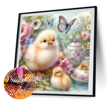 Load image into Gallery viewer, AB Diamond Painting - Full Round - flower duck (40*40CM)