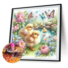 Load image into Gallery viewer, AB Diamond Painting - Full Round - flower duck (40*40CM)