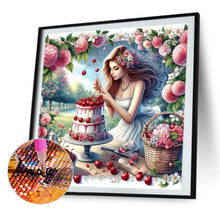 Load image into Gallery viewer, AB Diamond Painting - Full Round - cooking woman (40*40CM)