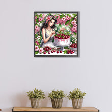 Load image into Gallery viewer, AB Diamond Painting - Full Round - cooking woman (40*40CM)