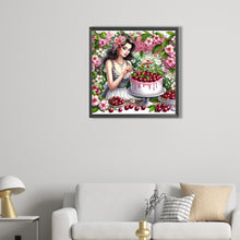 Load image into Gallery viewer, AB Diamond Painting - Full Round - cooking woman (40*40CM)