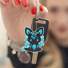 Load image into Gallery viewer, PVC Double Sided Special Shaped Cartoon Pattern Full Drill Keyring for Beginners