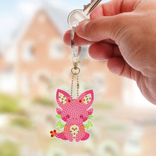 Load image into Gallery viewer, PVC Double Sided Special Shaped Cartoon Pattern Full Drill Keyring for Beginners