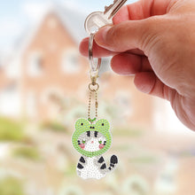 Load image into Gallery viewer, PVC Double Sided Special Shaped Cartoon Pattern Full Drill Keyring for Beginners