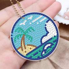 Load image into Gallery viewer, PVC Double Sided Special Shaped Cartoon Pattern Full Drill Keyring for Beginners