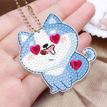 Load image into Gallery viewer, PVC Double Sided Special Shaped Cartoon Pattern Full Drill Keyring for Beginners