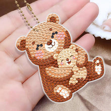 Load image into Gallery viewer, PVC Double Sided Special Shaped Cartoon Pattern Full Drill Keyring for Beginners