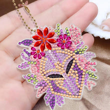 Load image into Gallery viewer, PVC Double Sided Special Shaped Cartoon Pattern Full Drill Keyring for Beginners