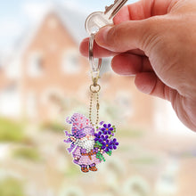 Load image into Gallery viewer, PVC Double Sided Special Shaped Cartoon Pattern Full Drill Keyring for Beginners