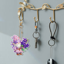 Load image into Gallery viewer, PVC Double Sided Special Shaped Cartoon Pattern Full Drill Keyring for Beginners