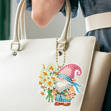 Load image into Gallery viewer, PVC Double Sided Special Shaped Cartoon Pattern Full Drill Keyring for Beginners