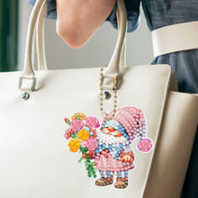 Load image into Gallery viewer, PVC Double Sided Special Shaped Cartoon Pattern Full Drill Keyring for Beginners