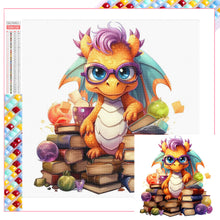 Load image into Gallery viewer, Diamond Painting - Full Square - little dragon man (40*40CM)