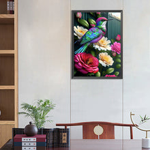 Load image into Gallery viewer, Diamond Painting - Full Square - hummingbird (40*55CM)