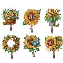 Load image into Gallery viewer, 6Pcs Animal Diamond Painting Hooks Diamond Art Craft Wall Hooks DIY Crafts Decor
