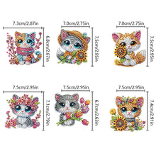 Load image into Gallery viewer, 6Pcs Animal Diamond Painting Hooks Diamond Art Craft Wall Hooks DIY Crafts Decor