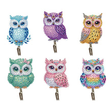 Load image into Gallery viewer, 6Pcs Animal Diamond Painting Hooks Diamond Art Craft Wall Hooks DIY Crafts Decor