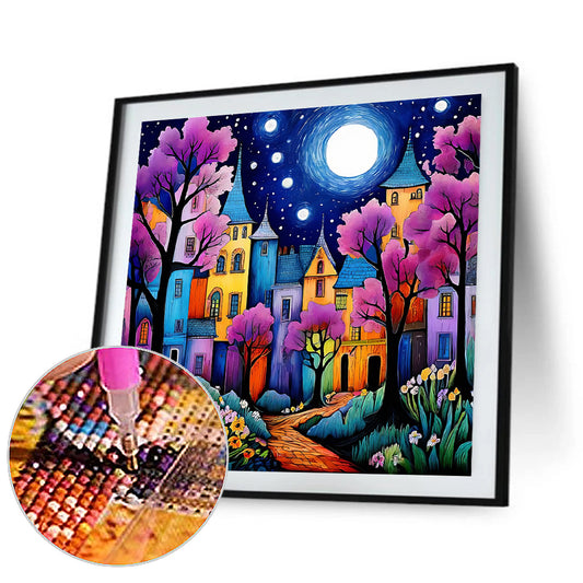 Diamond Painting - Full Round - color house (30*30CM)