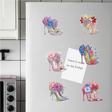 Load image into Gallery viewer, 6Pcs Special Shape Cartoon Fridge Stickers Diamond Painting Magnets Refrigerator