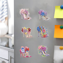 Load image into Gallery viewer, 6Pcs Special Shape Cartoon Fridge Stickers Diamond Painting Magnets Refrigerator