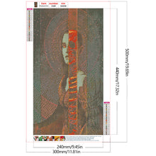 Load image into Gallery viewer, Diamond Painting - Full Round - skull veil (30*50CM)